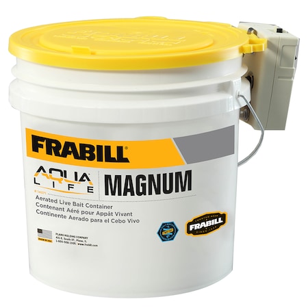 Frabill Magnum Bucket - 4.25 Gallons w/Aerator 14071